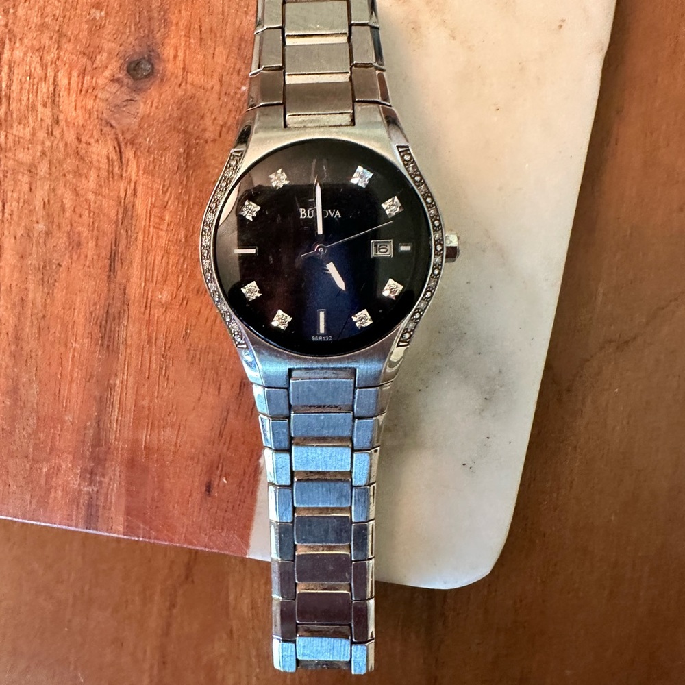 Bulova Ladies Diamond MOP watch 96R123